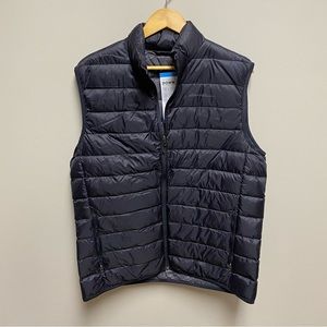 Eddie Bauer Large Black Down Puffer Vest
